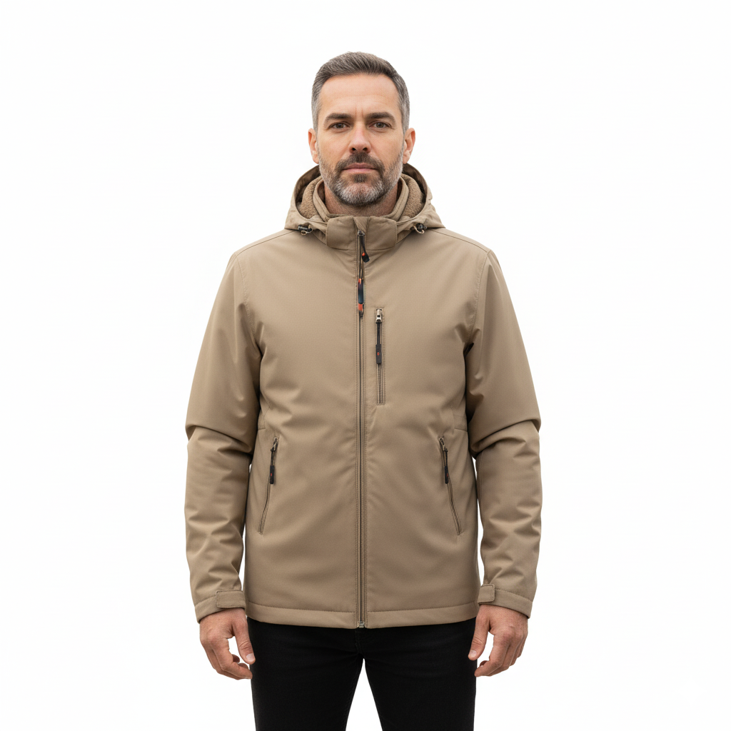 Veste De Travail Homme Imperméable Kaki  - ProShell