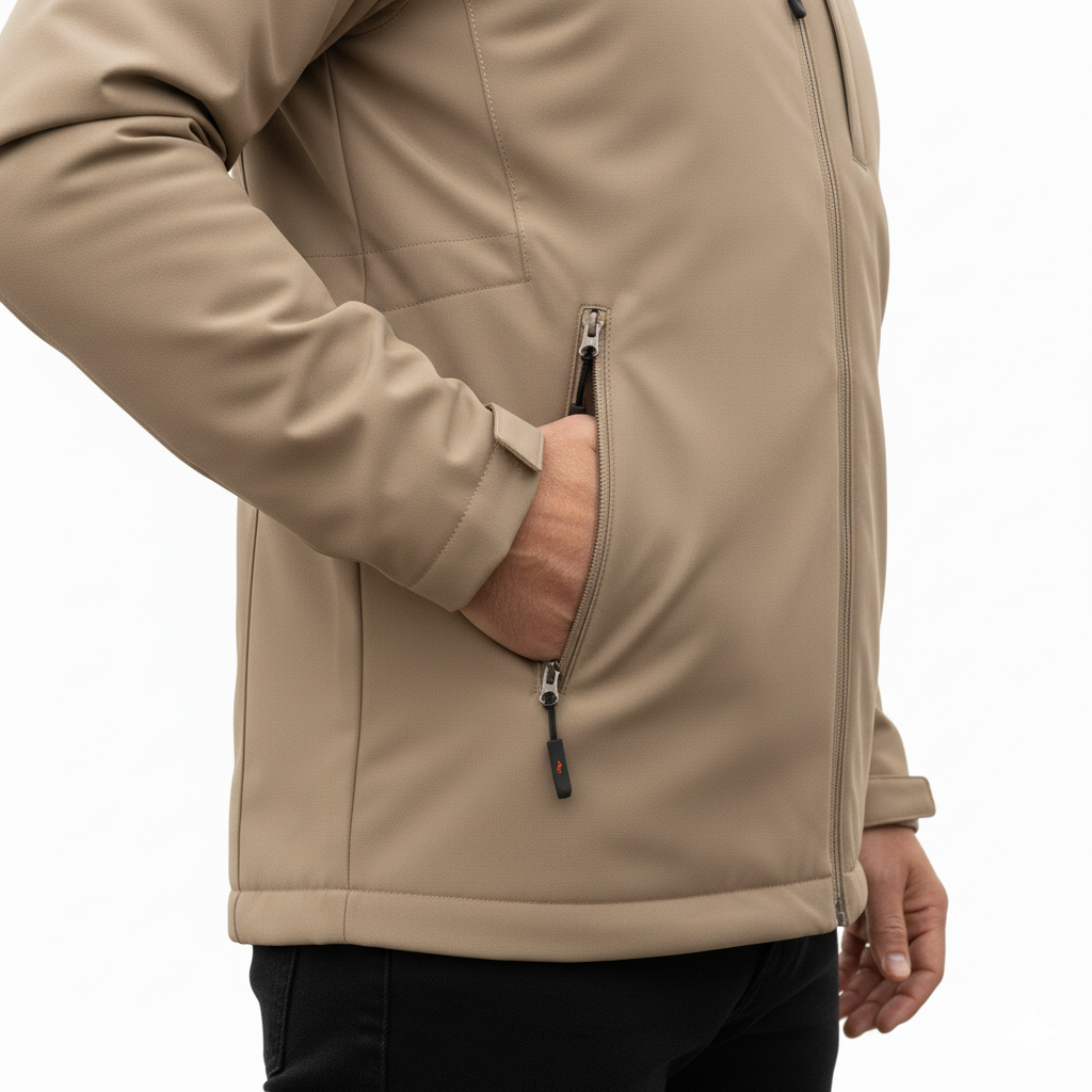 Veste De Travail Homme Imperméable Kaki  - ProShell