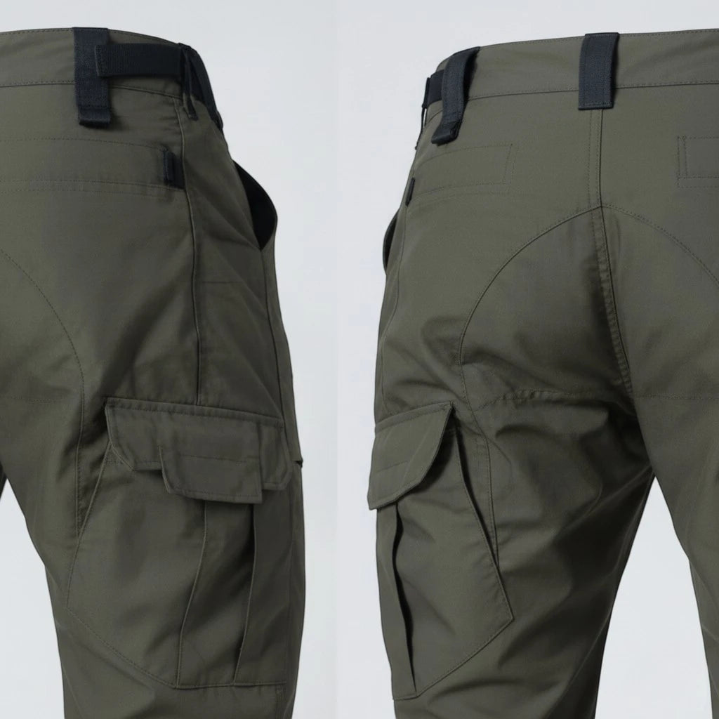 Pantalon de Travail Multi-Poches Vert Pour Homme - SafeGuard