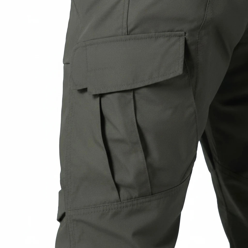 Pantalon de Travail Multi-Poches Vert Pour Homme - SafeGuard