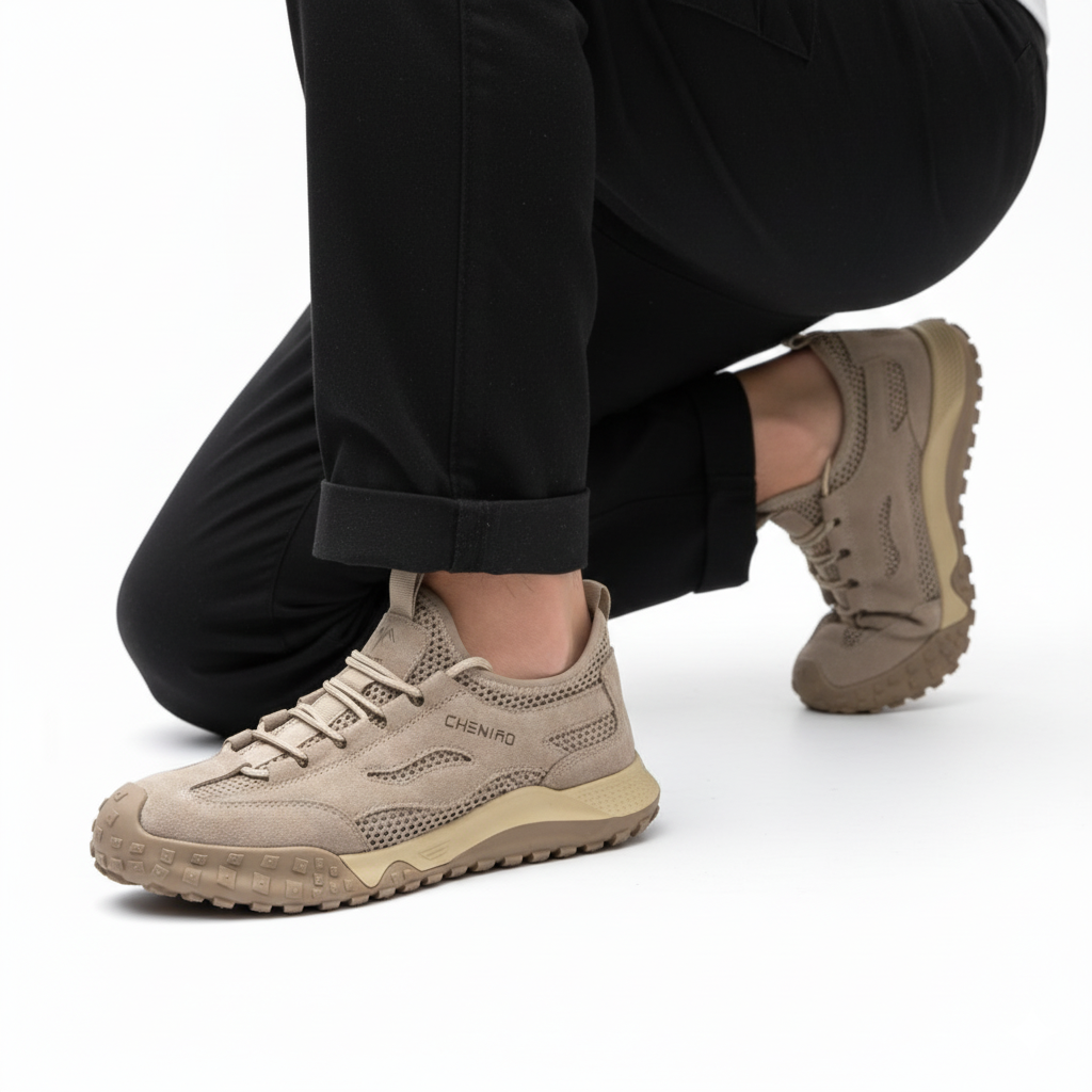 Chaussure De Sécurité Respirante homme & femme Beige - MUSEA