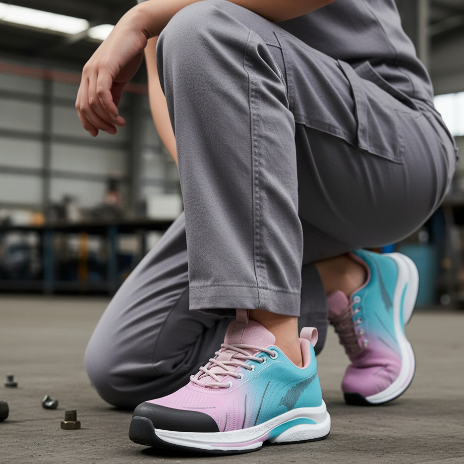 Chaussure de Sécurité Rose Pour Femme Légère  - VITA