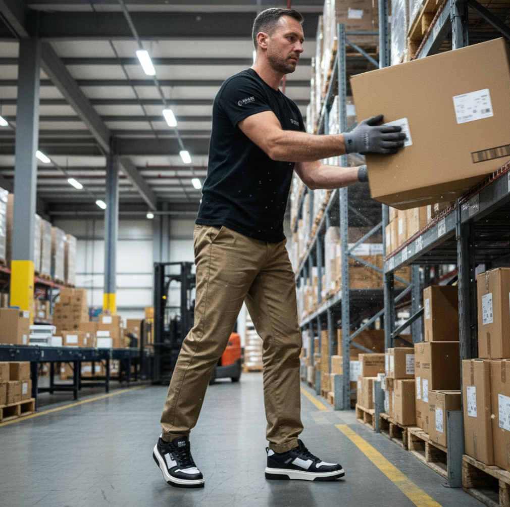 Chaussure de sécurité Homme Noir & Blanc - ForceOne