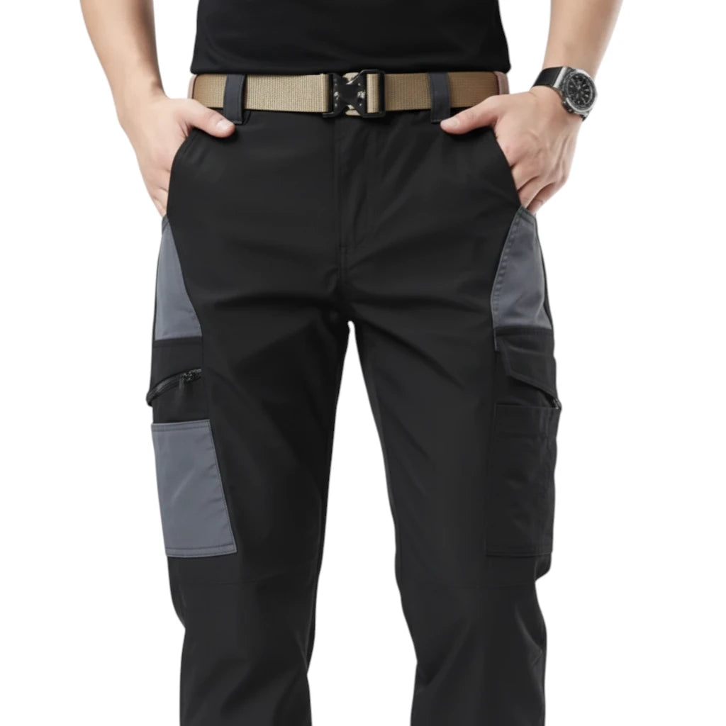 Pantalon de Travail pour Homme Noir - TheWarrior