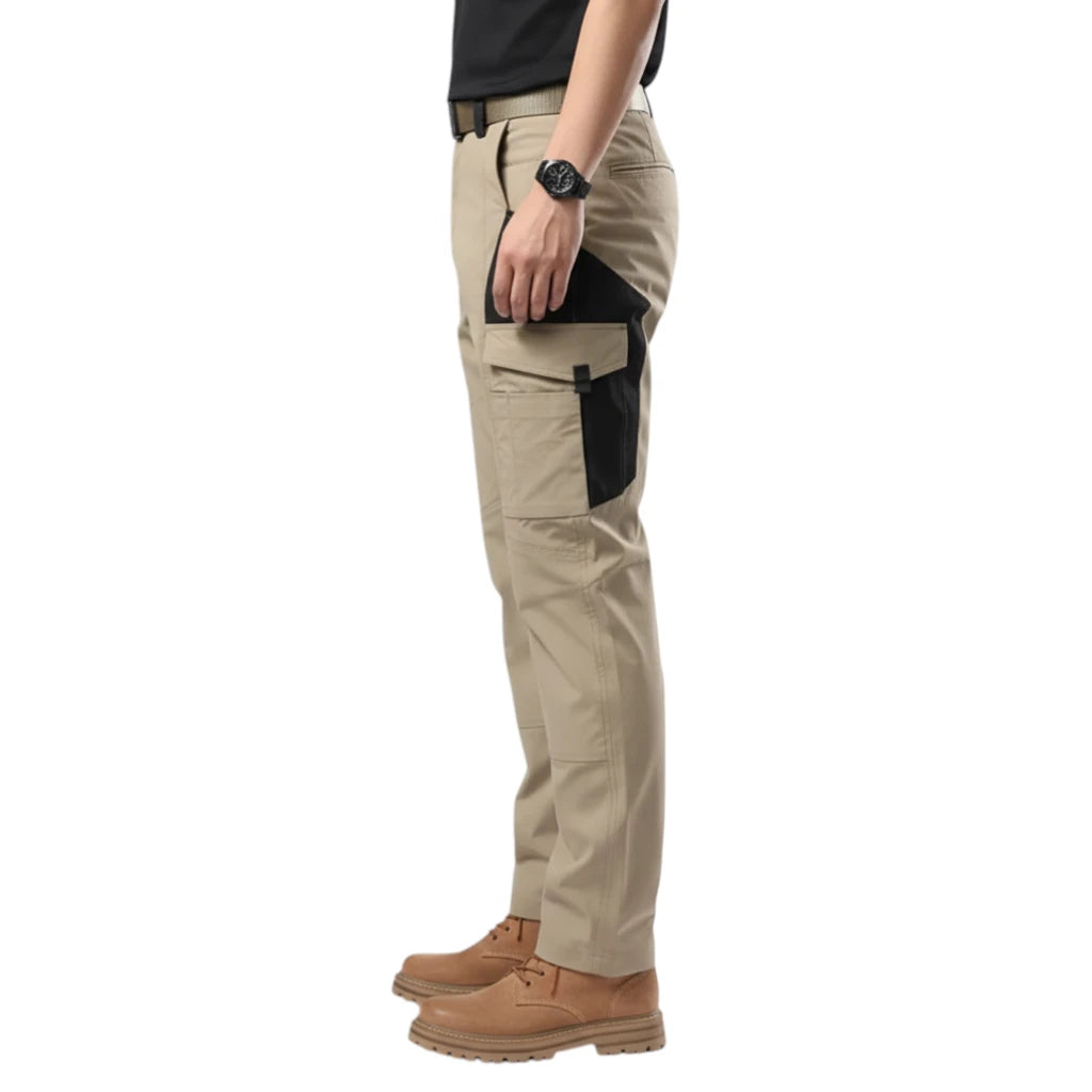 Pantalon de Travail pour Homme Kaki - TheWarrior