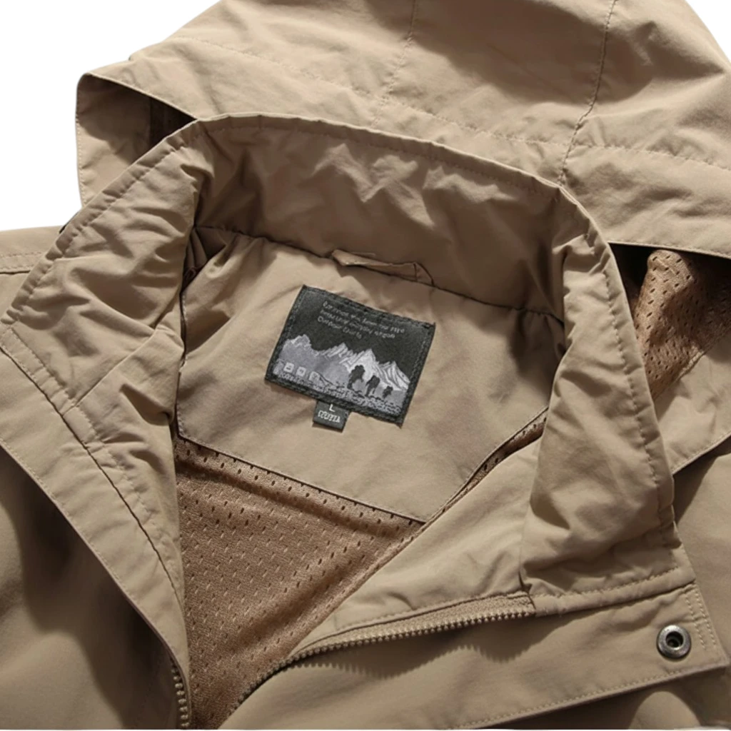 Veste De Travail Homme Imperméable Kaki  - ProShell